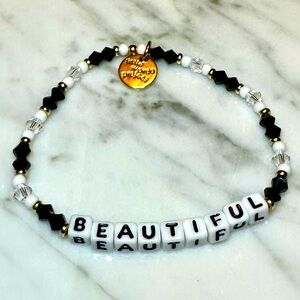 Little Words Project BEAUTIFUL Bracelet LIKE NEW